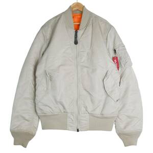 ALPHA INDUSTRIES アルファ インダストリーズ MA-1 20004-202 リバーシブル 中綿 ミリタリー フライト ジャケット メンズ L　2074A0