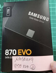 良品◆Samsung 870 EVO 1TB SATA (1,000GB SSD）◆SSD MZ-77E1T0B/EC 国内正規保証品◆