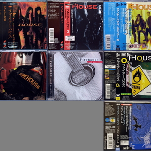 FIREHOUSE ファイヤーハウス 国内盤 7枚セット 1st, HOLD YOUR FIRE, 3, GOOD ACOUSTICS, CATEGORY 5, O2, PRIME TIMEの画像1