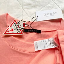 ★新品タグ付★日本限定 GUESS × ハローキティ 半袖 ティシャツ Tシャツ サンリオ 綿100% HelloKitty コラボ ピンク ユニセックスMサイズ_画像8