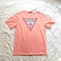 ★新品タグ付★日本限定 GUESS × ハローキティ 半袖 ティシャツ Tシャツ サンリオ 綿100% HelloKitty コラボ ピンク ユニセックスMサイズ_画像10