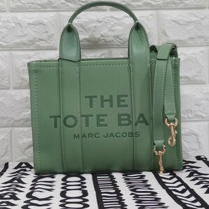 MARC JACOBS マークジェイコブス トートバッグ レザー グリーン