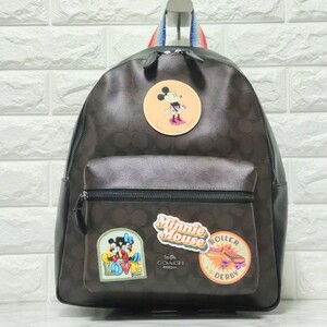 COACH Coach signature Disney сотрудничество рюкзак * Day Pack 