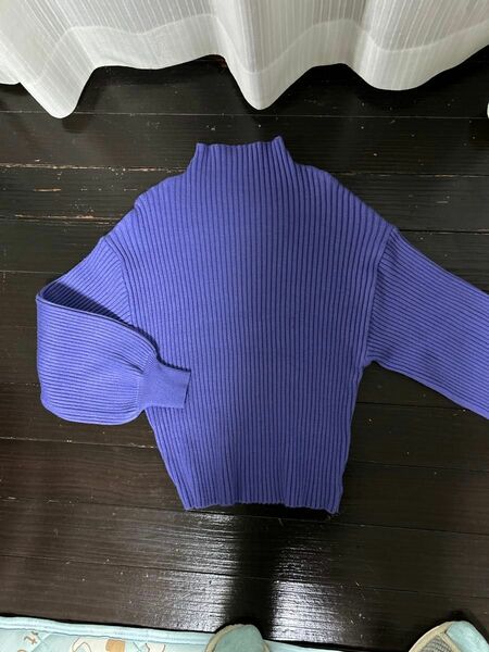 セーター ニット　Free 紫　グレイル