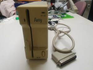 ACE 5インチFDD外付けドライブ　Fatty AF-5S　通電のみ確認済