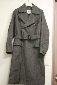 【極美品/ウール】Barbour ツイード ライダースコート DESPATCH 36(定価8万円 William Bliss バブワー bedale beaufort solway zipper)