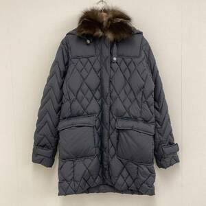 D&G quilting long down coat fur switch gray S size DOLCE&GABBANA Dolce & Gabbana Dolce&Gabbana jacket 3070575