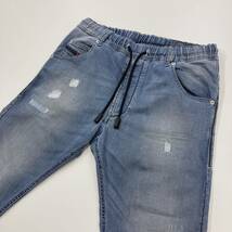 DIESEL Jogg Jeans KROOLEY-NE ダメージ加工 ジョグジーンズ メンズ W30 ディーゼル ジョガーパンツ スウェットデニム 3120238_画像3