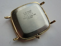 【ベルト無】 セイコー メンズ腕時計 シャリオ 金メッキ 手巻き 2220 ローマ数字インデックス_画像5