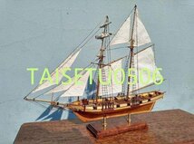 NIDALE 戦艦 ハーヴェイ 1847 1/96スケール 船 帆船 ボート ヨット 木製 模型 モデルキット プラモデル 組み立て式_画像5
