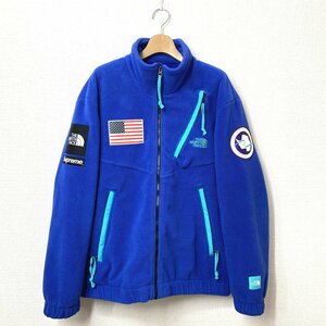 【Lサイズ】Supreme × THE NORTH FACE TRANS ANTARCTICA EXPEDITION FLEECE JACKET フリースジャケット 青 シュプリーム ノースフェイス