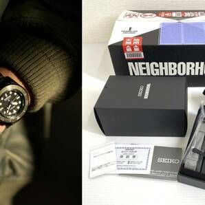 【新品 23AW 1200本限定】SEIKO × NEIGHBORHOOD Prospex Diver Scuba NEIGHBORHOOD Limited Edition 腕時計 ブラック ネイバーフッドの画像1