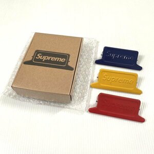 新品 23SS / Supreme シュプリーム Dulton Small Clips (Set of 3) ダルトン スモール クリップス 3個セット マルチカラー スチール