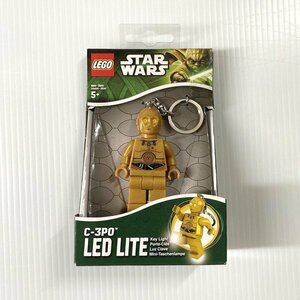 [ новый товар ]LEGO STARWARS Звездные войны C-3PO LED свет брелок для ключа ключ light gold Lego 