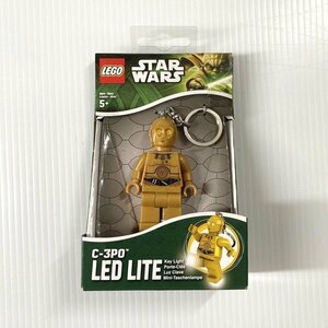 【新品】LEGO STARWARS スターウォーズ C-3PO LEDライト キーホルダー キーライト ゴールド レゴ