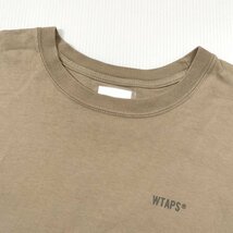 新品 / WTAPS 40PCT UPARMORED TEE 40％ Tシャツ 3 ベージュ 半袖 SCREEN スクリーン ダブルタップス_画像3