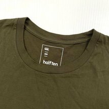 美品 / halfTen ハーフテン GARMENT DYE TEE ガーメントダイ Tシャツ 2 カーキ 半袖_画像3