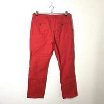 TOMMY HILFIGER トミーヒルフィガー MERCER CHINO チノパンツ 34/32 レッド 赤_画像2