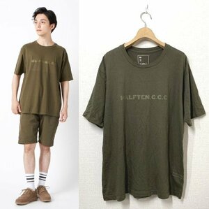 美品 / halfTen ハーフテン GARMENT DYE TEE ガーメントダイ Tシャツ 2 カーキ 半袖