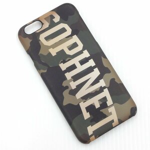 SOPHNET ソフネット iPhone 6 & 6S PHONE CASE 迷彩 IPhoneケース グリーン 緑 カーキ カモフラ アイフォン6 スマホケース ロゴ