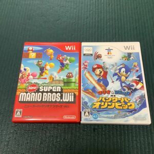 【Wii】 マリオ＆ソニック AT バンクーバーオリンピック　ニュースーパーマリオブラザーズ　wii