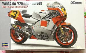 Hasegawa 1:12 YAMAHA YZR500(OW98) プラモデル　未組立品