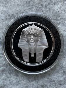 古代エジプトの財宝/ツタンカーメン　1999年　5ポンド（プルーフ）銀貨/フランクリンミント証明書・コインカプセル付