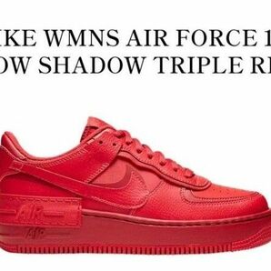 正規品 NIKE ナイキ エアフォース1 ローシャドウ トリプルレッド 27㎝ 赤 red AirForce1 