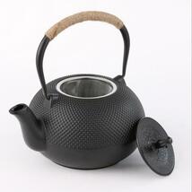 ★南部鉄器 老鉄瓶 提梁壺★新品 茶道具★1.8L 銅製蓋 銅製取っ手 対応 鉄やかん 鉄分補給 鉄びん_画像2