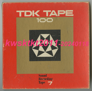 7インチ★東京電気化学工業 TDK TAPE 100