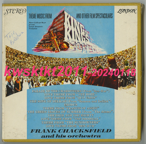 LPM-70050★ジャンク★Frank Chacksfield & his Orchestra　Theme Music From KING OF KINGS & Other Film Spectaculars
