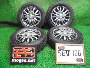 5EV126BB16) 送料無料 2022年製 155/65R13 NANKANG ICE ACTIVA AW-1 スタッドレスタイヤ+13インチアルミホイール4本セット　L175S ムーヴ