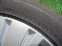 5ER701AE13) 送料無料 215/50R17 ブリヂストン REGNO GRVⅡ 夏タイヤ+スバル純正 17インチホイール4本セット 2019年製 エクシーガ_画像4