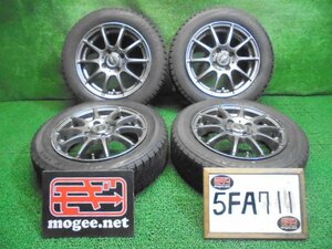 5FA711BC7) 送料無料 155/65R14 ブリヂストン ブリザックVRX スタッドレスタイヤ+14インチアルミホイール4本セット 2020年製