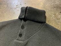 BOTTEGA VENETA BUTTONED TURTLE NECK DOUBLE FACE SHETLAND WOOL JUMPER 676747 ボッテガヴェネタ タートルネックニット ボタン_画像5