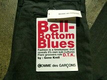 COMME des GARCONS 2002ss AD2001 青山本店SP ベルボトムジーンズ Bell-Bottom Blues Gene Krell コムデギャルソン 02ss 新品 紙タグ付き_画像5