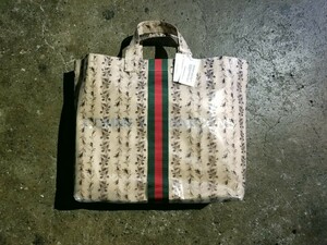 COMME des GARCONS GUCCI フローラル柄PVCトートバッグ コムデギャルソン グッチ