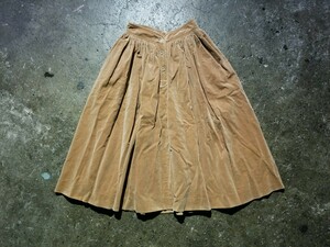 COMME des GARCONS ～78s 別珍ボリュームスカート 70s 1970 コムデギャルソン 最初期 川久保玲 着