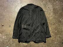 COMME des GARCONS HOMME 01SS 裏地プリント メッシュ3Bジャケット HJ02028 AD2001 コムデギャルソンオム_画像2