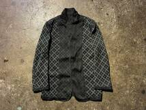 COMME des GARCONS HOMME 01SS 裏地プリント メッシュ3Bジャケット HJ02028 AD2001 コムデギャルソンオム_画像3