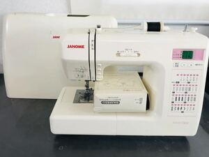 JANOME ジャノメ コンピューターミシンEQULE エクール T400 843型 通電OK 現状品 A41A