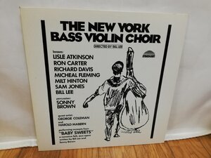 ■3点以上で送料無料!! ソウル/Soul THE NEW YORK BASS VIOLIN CHOIR/Bill Lee 国内盤 3LP11FK