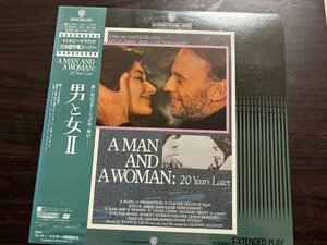 ■3点以上で送料無料!! レーザーディスク 男と女２ A MAN AND A WOMAN: TWENTY YEARS LATER 帯付き 212LD5MH