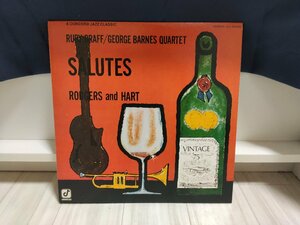 ■5000円以上で送料無料！ JAZZ/ジャズ 国内盤 ブラーフ・バーンズ・クワルテット BRAFF/BARNES QUARTET SALUTES RODGERS AND HART 37LP3NT