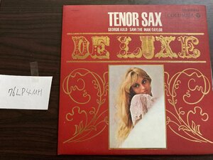 ■5000円以上で送料無料!! JAZZ/ジャズ TENOR SAX DELUXE / GEORGIE AULD SAM TAYLOR ジョージ オールド サム テイラー76LP4MH