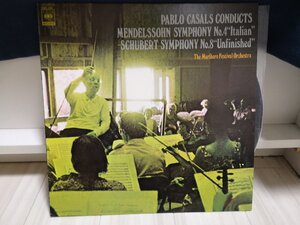 ■5000円以上で送料無料！ PABLO CASALS CONDUCTS MENDELSSOHN SYMPHONY No4 ITALIAN 159LP12NT