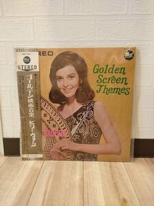 ■3点以上で送料無料!!ゴールデン映画音楽　ビリー・ヴォーン楽団　VAUGHN, BILLY - golden screen theme レコード 国内盤 帯付き　94LP1T