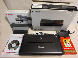 【中古実用品】Canon キャノン PIXUS ピクサス ip110 モバイルプリンター　おまけ付き