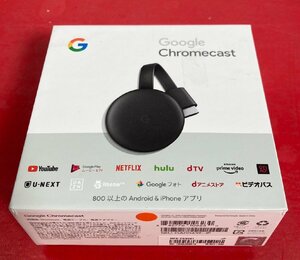 1円～　Google　Chromecast　クロームキャスト　GA00439-JP　チャコール　最大解像度 フルHD 1920×1080