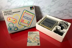 1円～　スーパーファミコン　本体　コントローラー　ACアダプタ　説明書あり　現状品　(通電可) / 任天堂 / NINTENDO